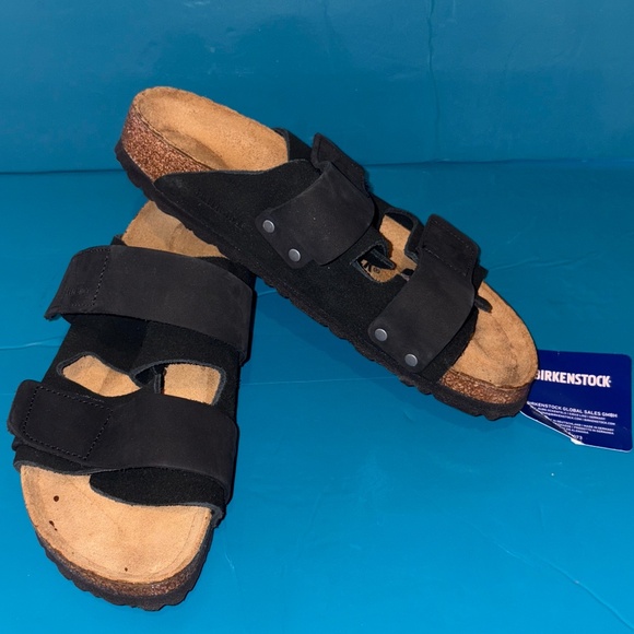 Birkenstock Shoes - Birkenstock Uji Nubuck Suede Sandals